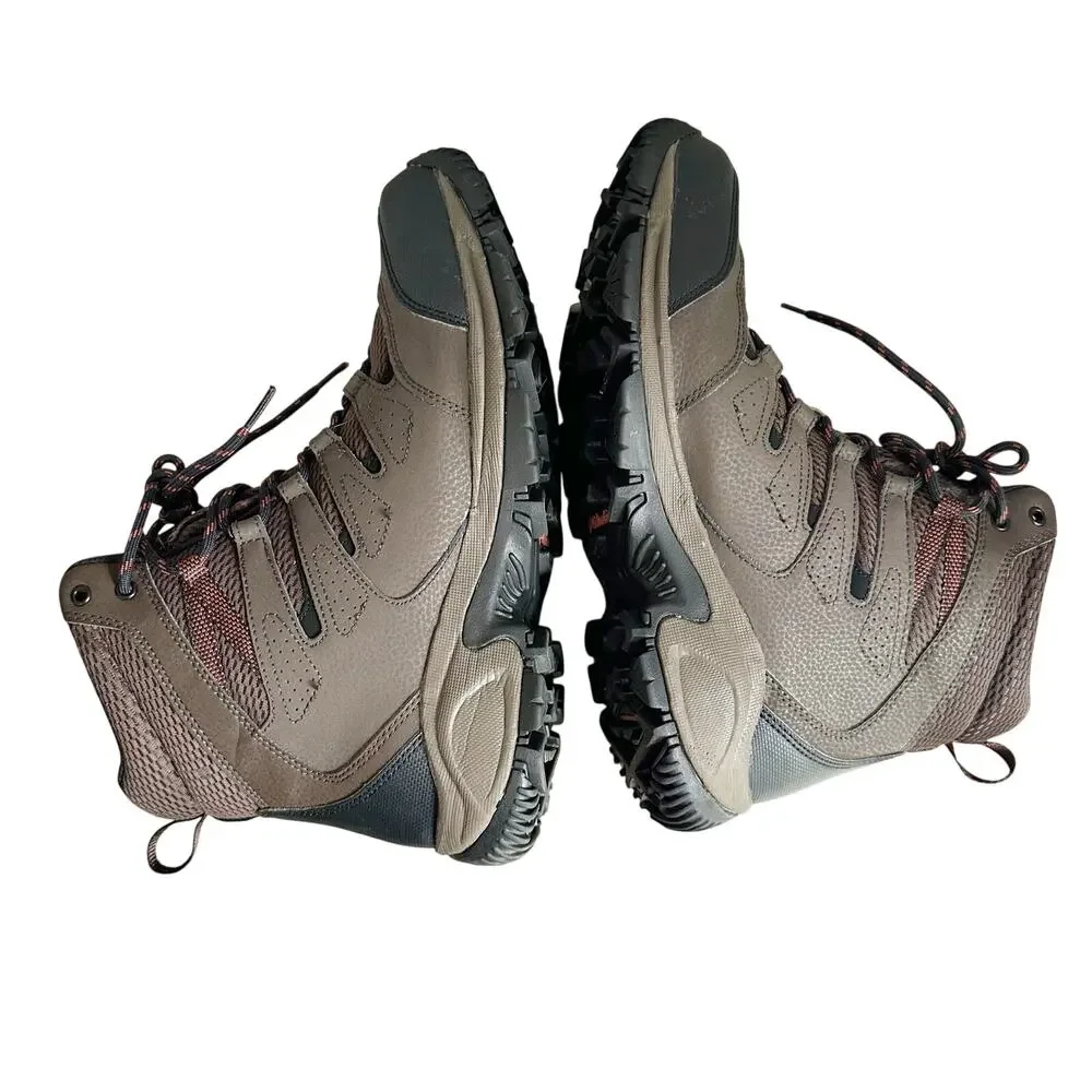 Columbia Men's Waterproof Hiking Boots Size 11 Brown Omni-Grip Trail Boots